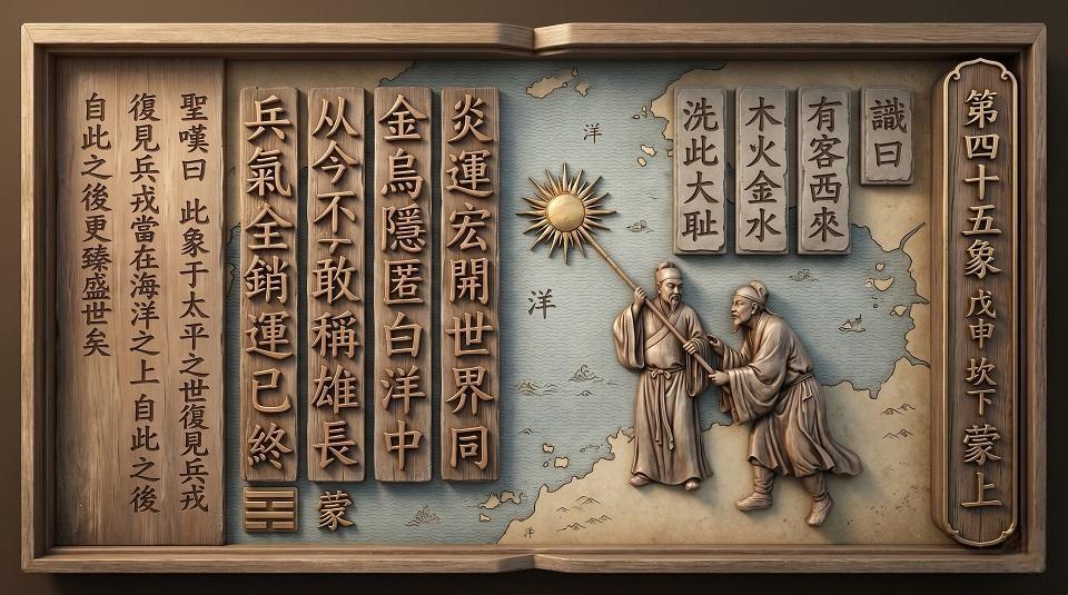 断裂的相干性:从量子势阱看两岸局域纠缠与《推背图》的中日之战预言 (Broken Coherence: Looking at Taiwan Strait Local Entanglement Through Quantum Potential Wells and Prophetic Confrontations)